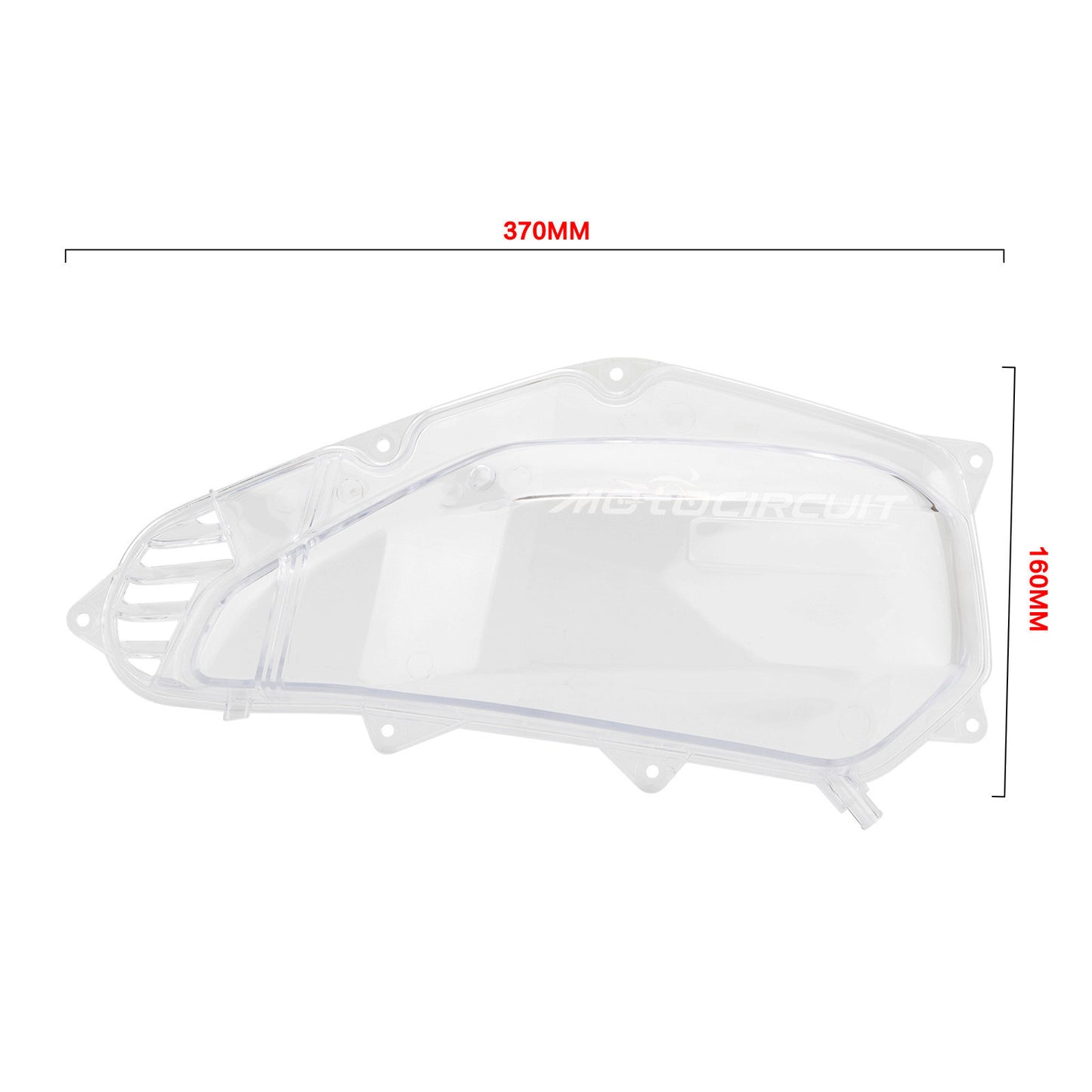 Durable Plastic Motorcycle Air Filter Cover for Honda Click 150 V2 Motorbike Engine Protection Guard