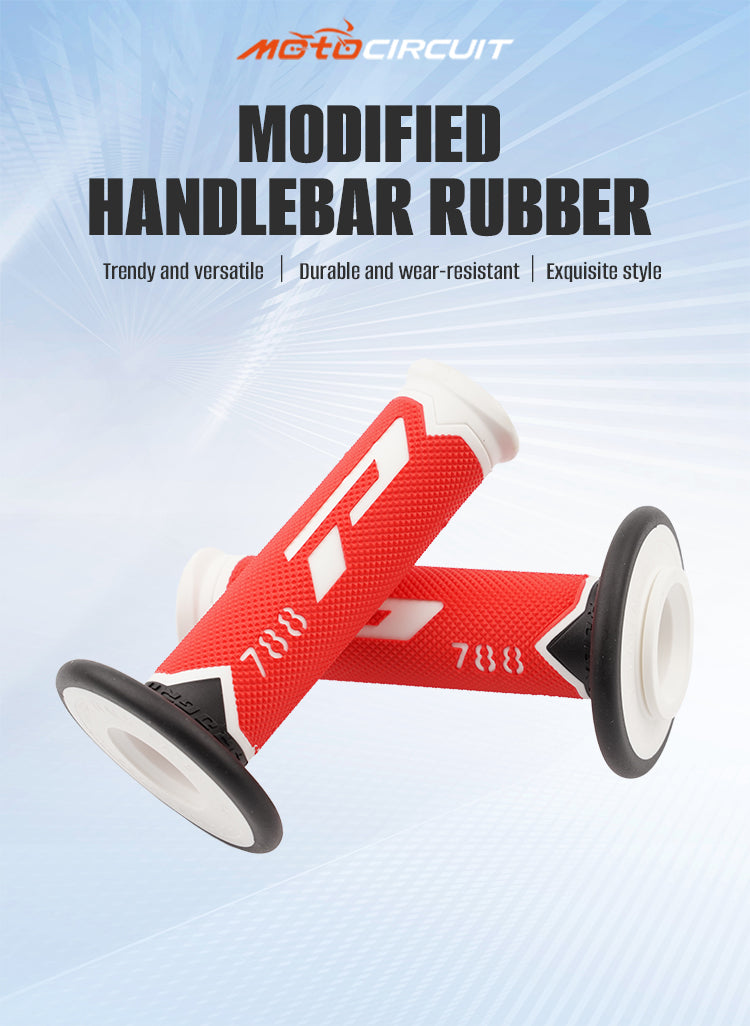 P 788 Multi-color Rubber Handlebar for Motorcycles