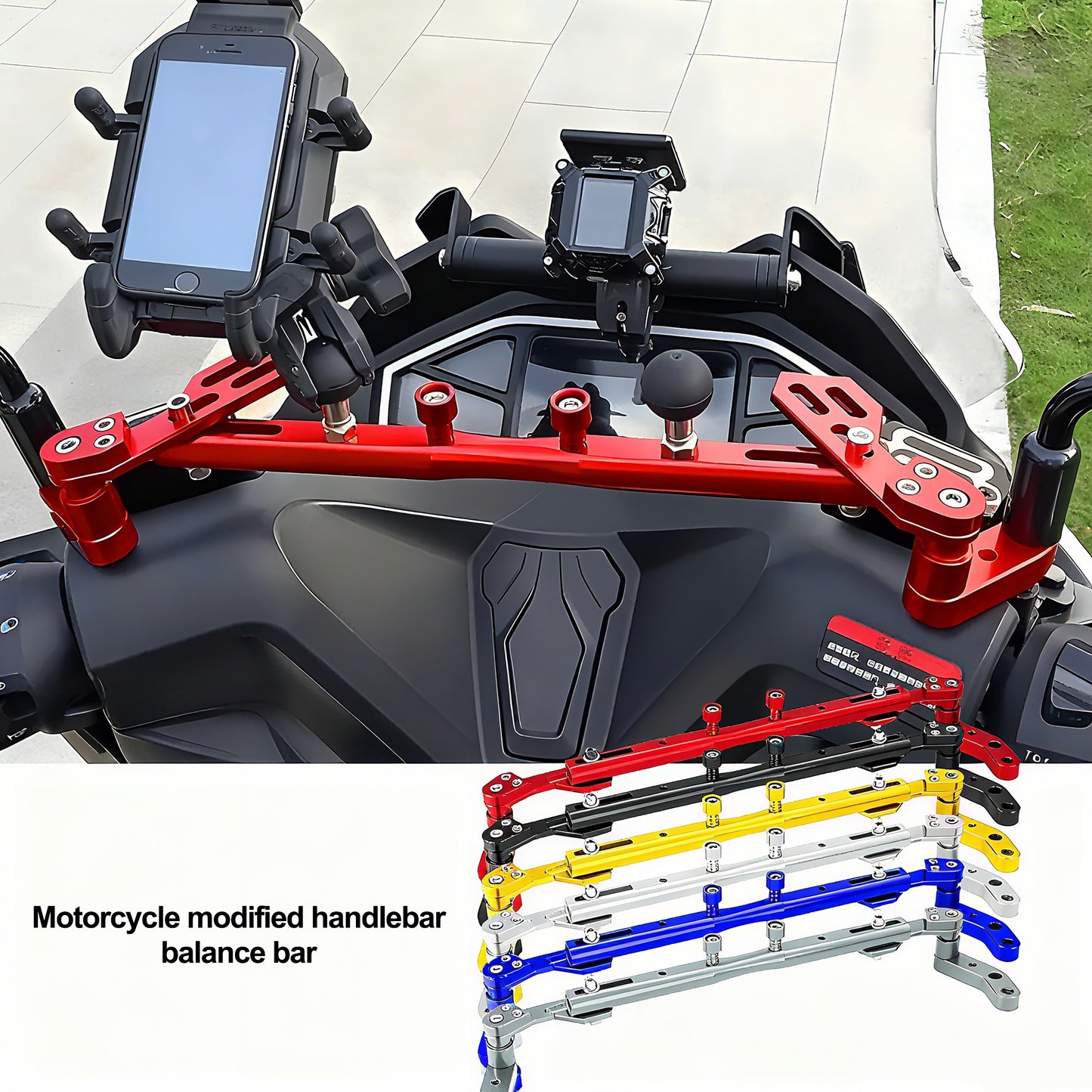 Motorcycle Mobile Phone Navigation Bracket Rod Suitable For Yamaha XMAX300/250 Motorcycle Modification Accessories