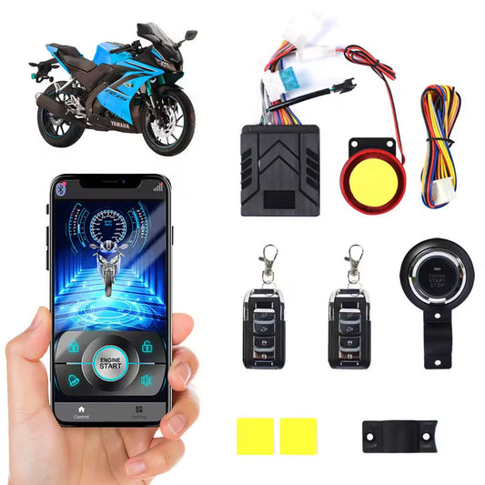 Smart APP Remote Control Waterproof Anti-Theft Motorcycle Alarm Security System - Motocircuit