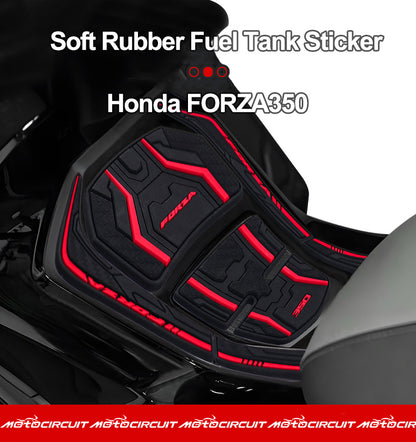 For Honda Forza 350 Rubber Fuel Tank Stickers Motorcycle Modification Accessory