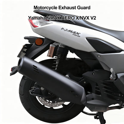 For Yamaha NMAX NVX AEROX155 V2 Motorcycle Exhaust Pipe Cover Modified Protective Accessories