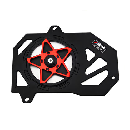 Motorcycle CNC Radior Grille with Five-blade Fan for HONDA VARIO/CLICK/PCX/ADV160 Motorbike Water Tank Cover