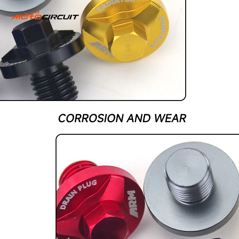 Motorcycle Radiator Grille Screws Aluminum Alloy Modification Screws for Y15 LC135 VARIO PCX ADV