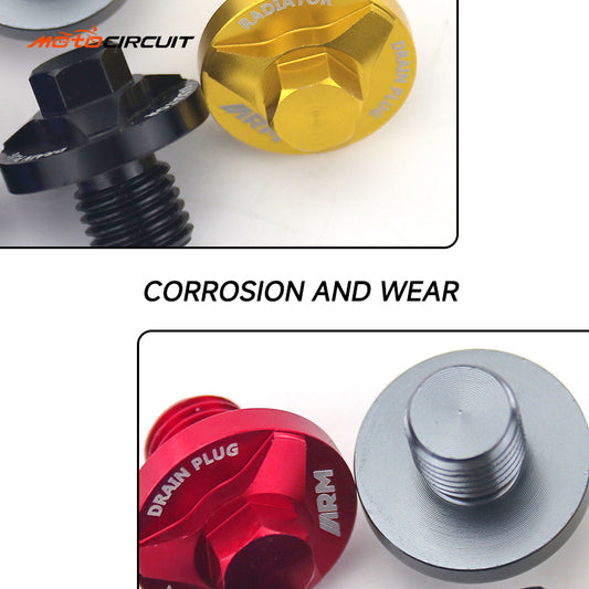 Motorcycle Radiator Grille Screws Aluminum Alloy Modification Screws for Y15 LC135 VARIO PCX ADV