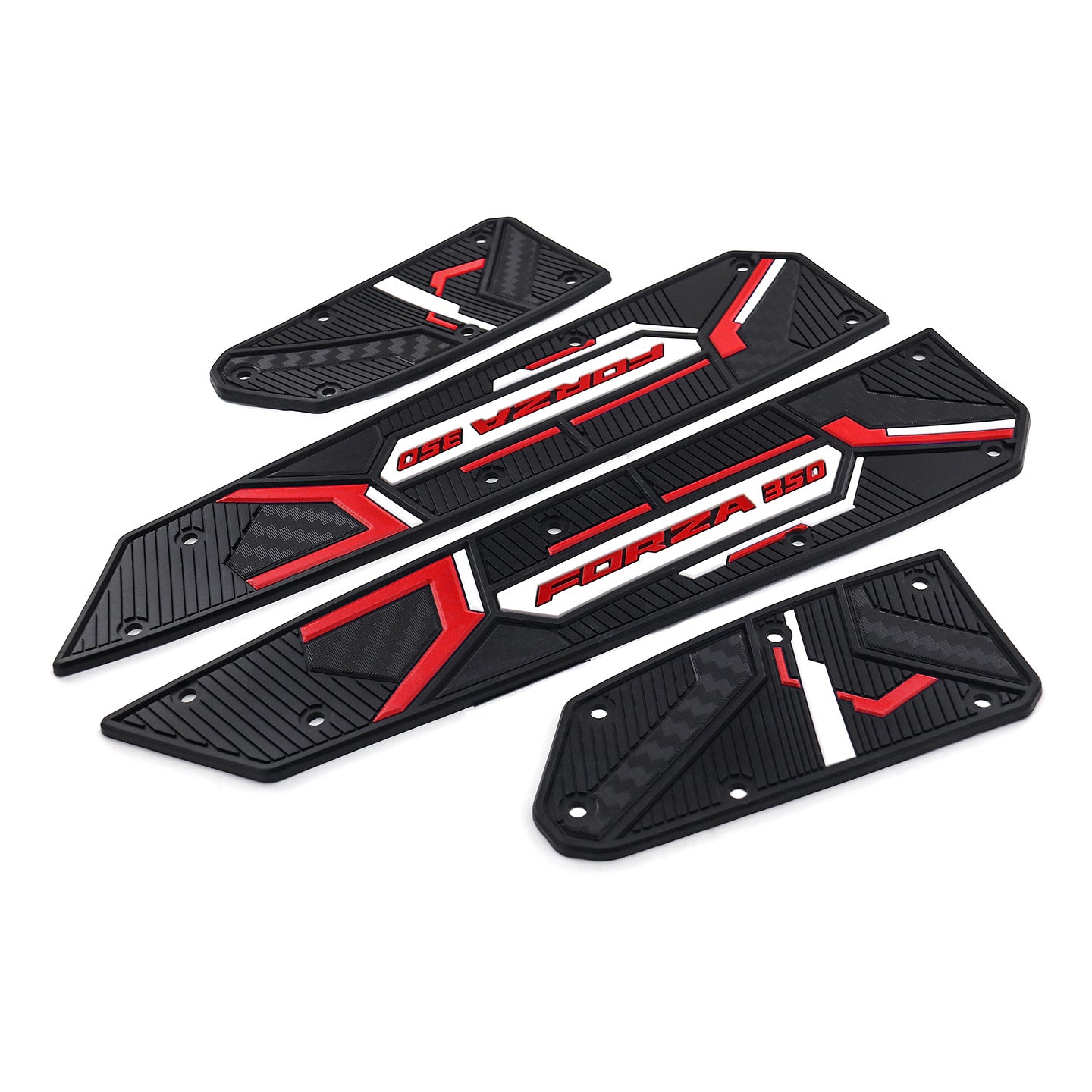 Motorcycle Aftermarket Rubber Non-Slip Footrest Pads Suitable For 2020-2025 Honda Forza 350 Models