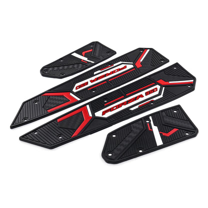 Motorcycle Aftermarket Rubber Non-Slip Footrest Pads Suitable For 2020-2025 Honda Forza 350 Models