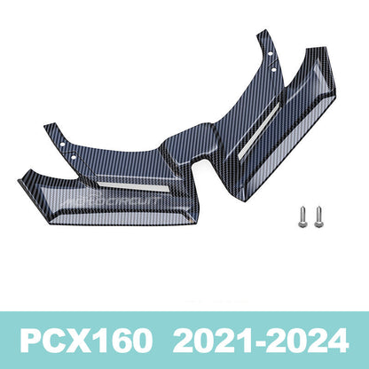 Motorcycle Modification Accessories Durable ABS Bird Beak Deflector for 21-24 Honda PCX160 - Front Lip Wind Wing | Motocircuit