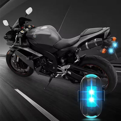 ABS LED Vibration-Sensing Flashing Safety Warning Lights Motorcycles Taillights - Motocircuit