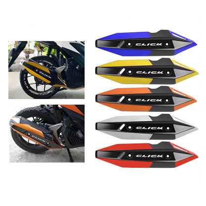 Suitable For Honda Vario Click 125-150 Exhaust Pipe Protective Cover Motorcycle Modification Accessories Motocircuit