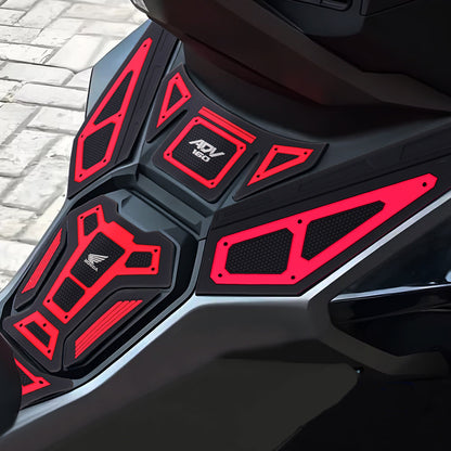 Motorcycle Rubber Fuel Tank Decorative Protective Sticker For 2022-2024 Honda ADV160 Models Motorbike Parts
