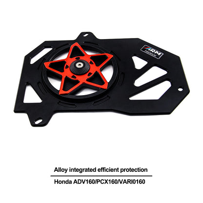 Motorcycle CNC Radior Grille with Five-blade Fan for HONDA VARIO/CLICK/PCX/ADV160 Motorbike Water Tank Cover