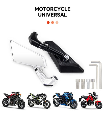 Universal Motorcycle and Electric Vehicle Rearview Mirrors - H2C Motorcycle Accessories