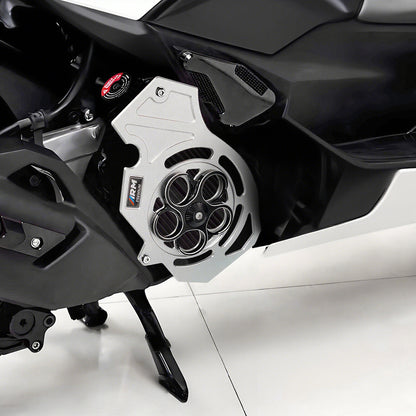 CNC Machined Motorcycle Radiator Grille for Honda VARIO/PCX/ADV160 Models Includes Fan Shroud For Improved Cooling