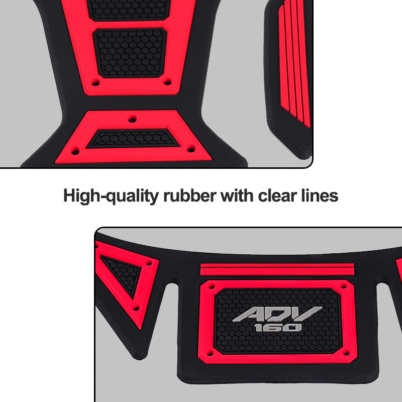 Motorcycle Rubber Fuel Tank Decorative Protective Sticker For 2022-2024 Honda ADV160 Models Motorbike Parts