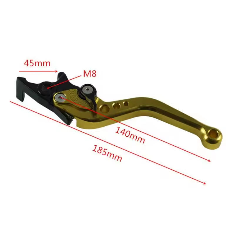 Motorcycle Universal Accessories Multi-color Fit Motorbike Retrofit/Upgrade New 1 Pair Alloy Dual Disc Brake Handle Brake Lever