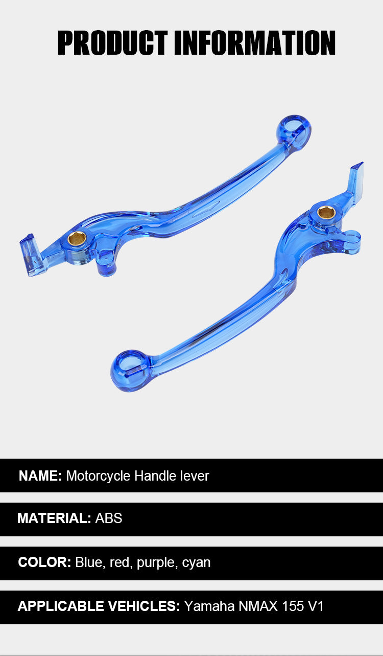 Partes De Motocicleta for Yamaha Motobike Modification Accessories Motorcycle ABS Transparent Brake Handle Lever