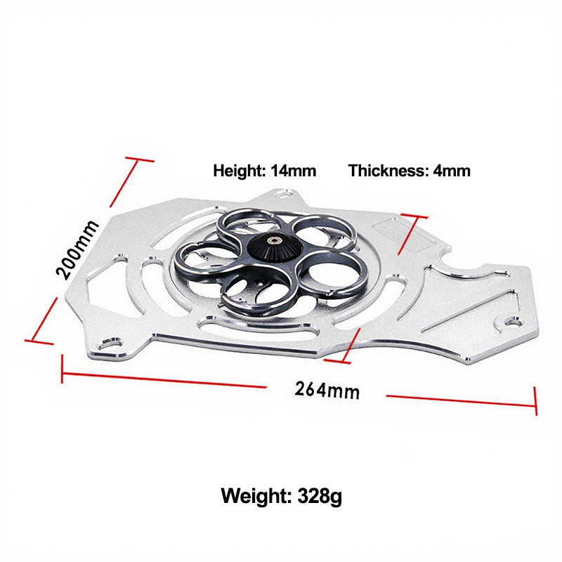 CNC Machined Motorcycle Radiator Grille for Honda VARIO/PCX/ADV160 Models Includes Fan Shroud For Improved Cooling
