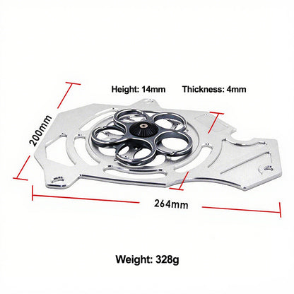 CNC Machined Motorcycle Radiator Grille for Honda VARIO/PCX/ADV160 Models Includes Fan Shroud For Improved Cooling