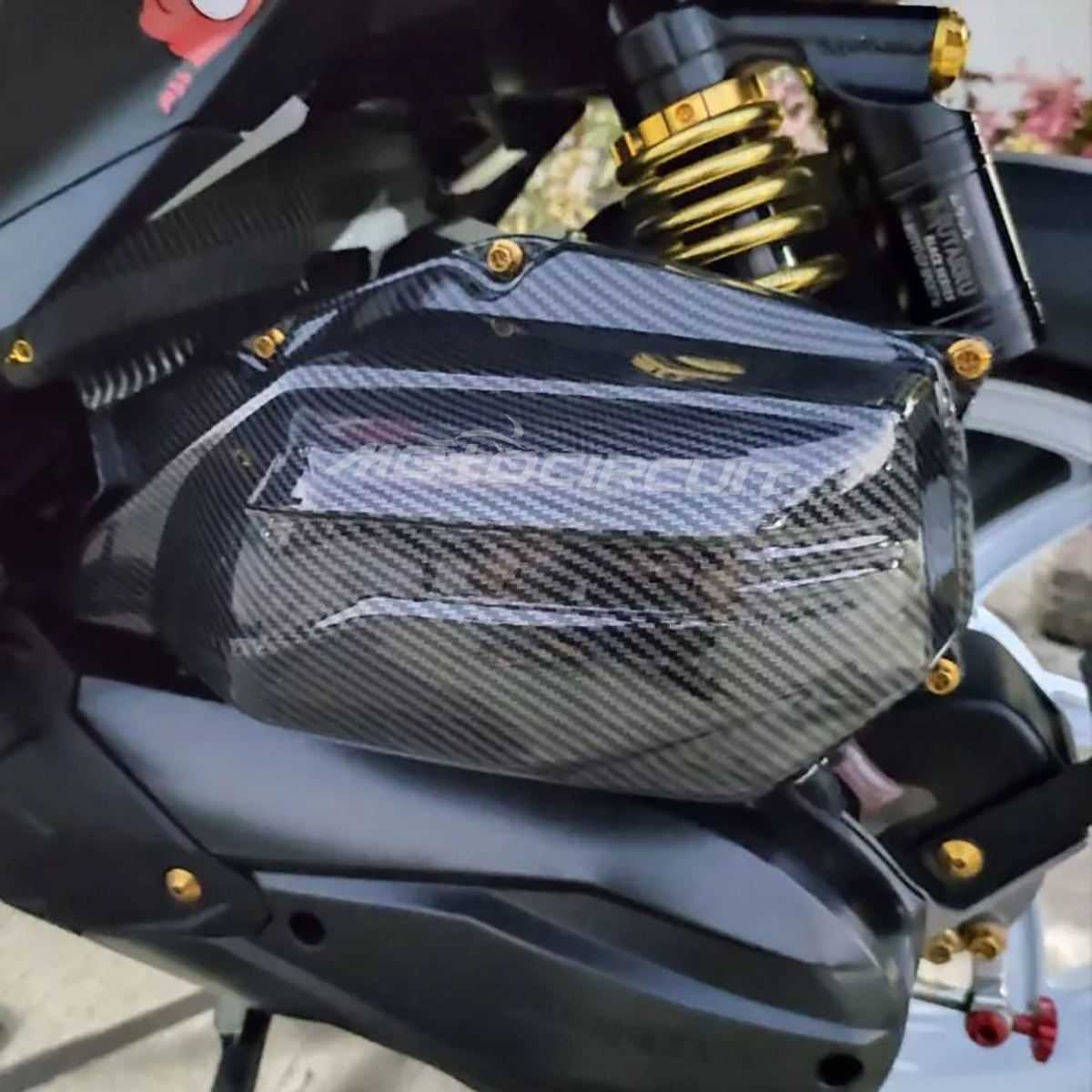 Durable Plastic Motorcycle Air Filter Cover for Honda Click 150 V2 Motorbike Engine Protection Guard