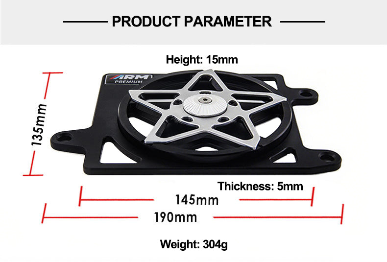 Motorcycle Water Tank Cap with Pentagonal Fan –Suitable for Honda Vario/PCX/ADV150 Models