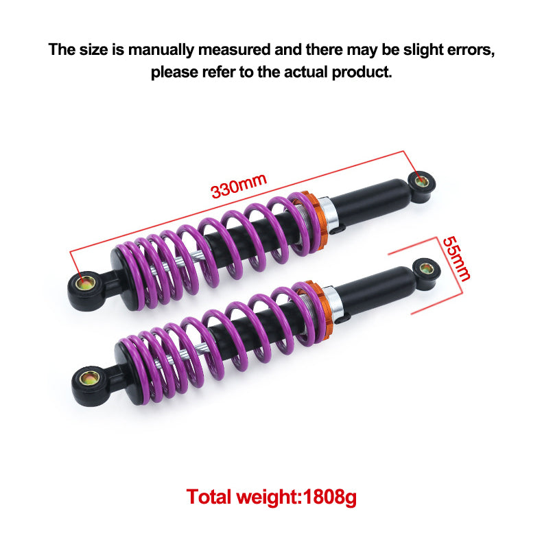 330mm motorcycle rear shock absorber suitable for Honda EX5 modification and upgrade