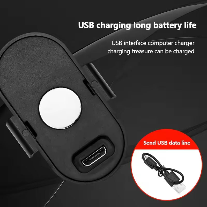 ABS LED Vibration-Sensing Flashing Safety Warning Lights Motorcycles Taillights - Motocircuit