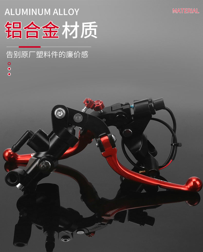 Motorcycle Straight Push Brake Master Cylinder High Core Upgrade Pressure Resistant Explosion Proof Aluminum Alloy Modified Brake Lever