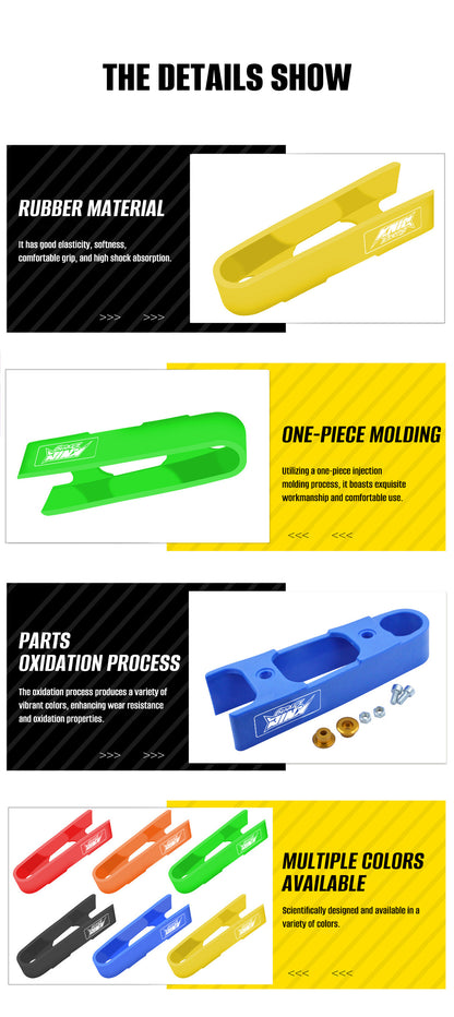 Motocircuit Motorcycle Rear Swingarm Protector for LC135 Y15ZR Lower Rubber Sleeve Retrofit/Upgrade Accessories