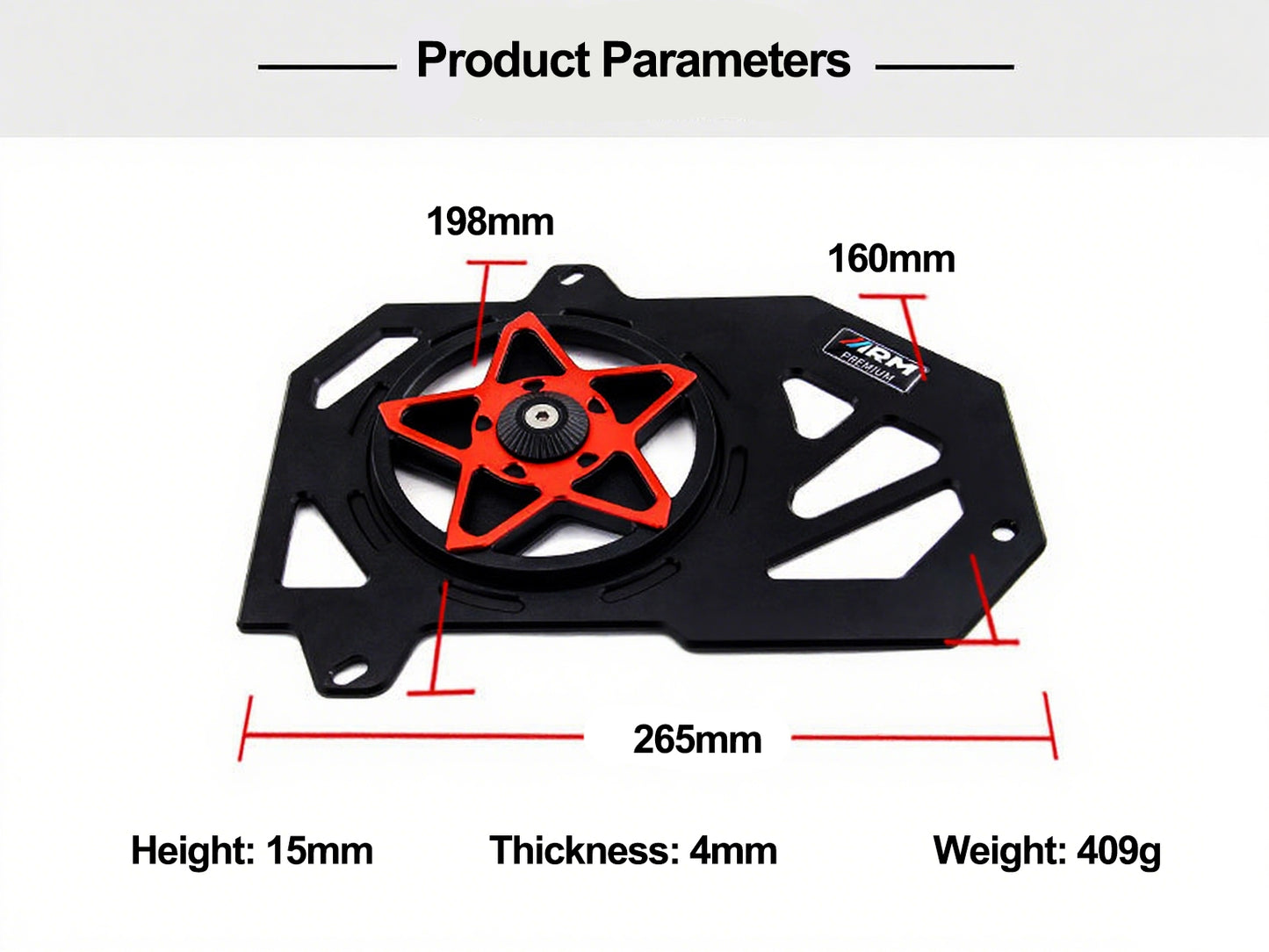 Motorcycle CNC Radior Grille with Five-blade Fan for HONDA VARIO/CLICK/PCX/ADV160 Motorbike Water Tank Cover