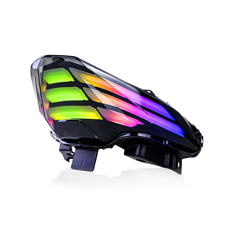 LED Motorcycle Taillight Rear Brake And Turn Signal Indicator for Honda Beat Motorbike Lighting System