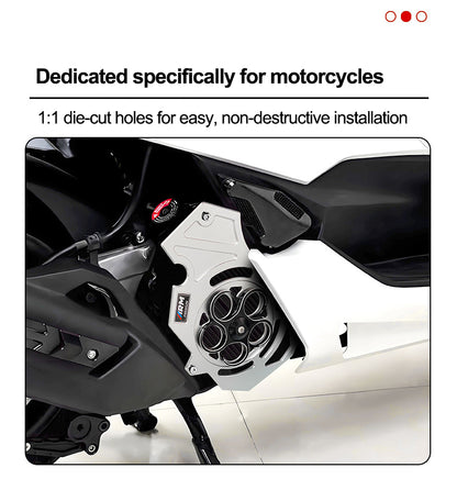 CNC Machined Motorcycle Radiator Grille for Honda VARIO/PCX/ADV160 Models Includes Fan Shroud For Improved Cooling
