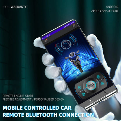 Smart APP Remote Control Waterproof Anti-Theft Motorcycle Alarm Security System - Motocircuit
