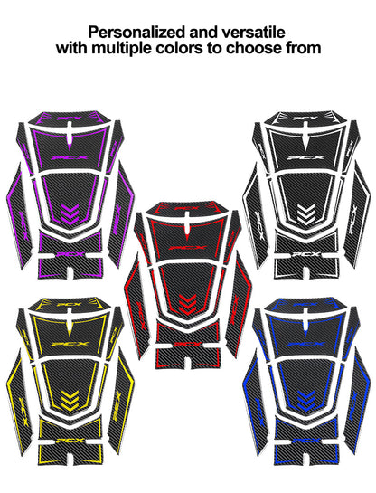 3D Carbon Fiber Fuel Tank Decal For 2021 Honda PCX160 Motorcycle - Motorbike Modification Accessory