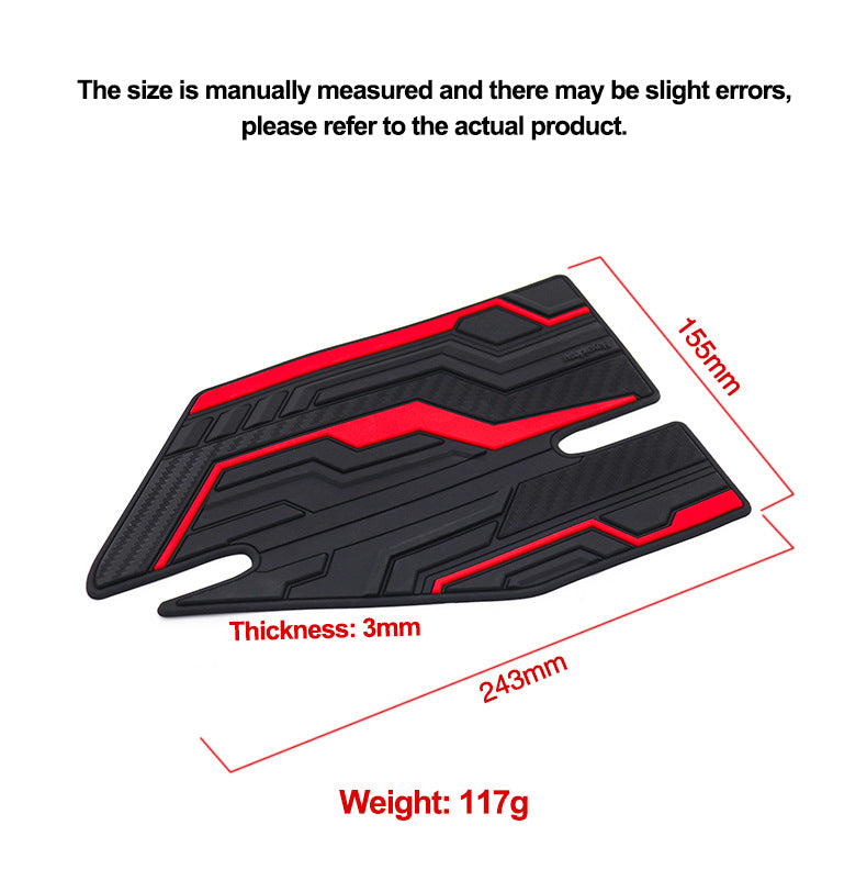 Suitable for Honda ADV160 Motorcycle Exhaust Pipe Rubber Protector Sticker Motorbike Decorative Sticker