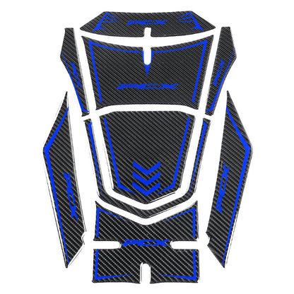 3D Carbon Fiber Fuel Tank Decal For 2021 Honda PCX160 Motorcycle - Motorbike Modification Accessory