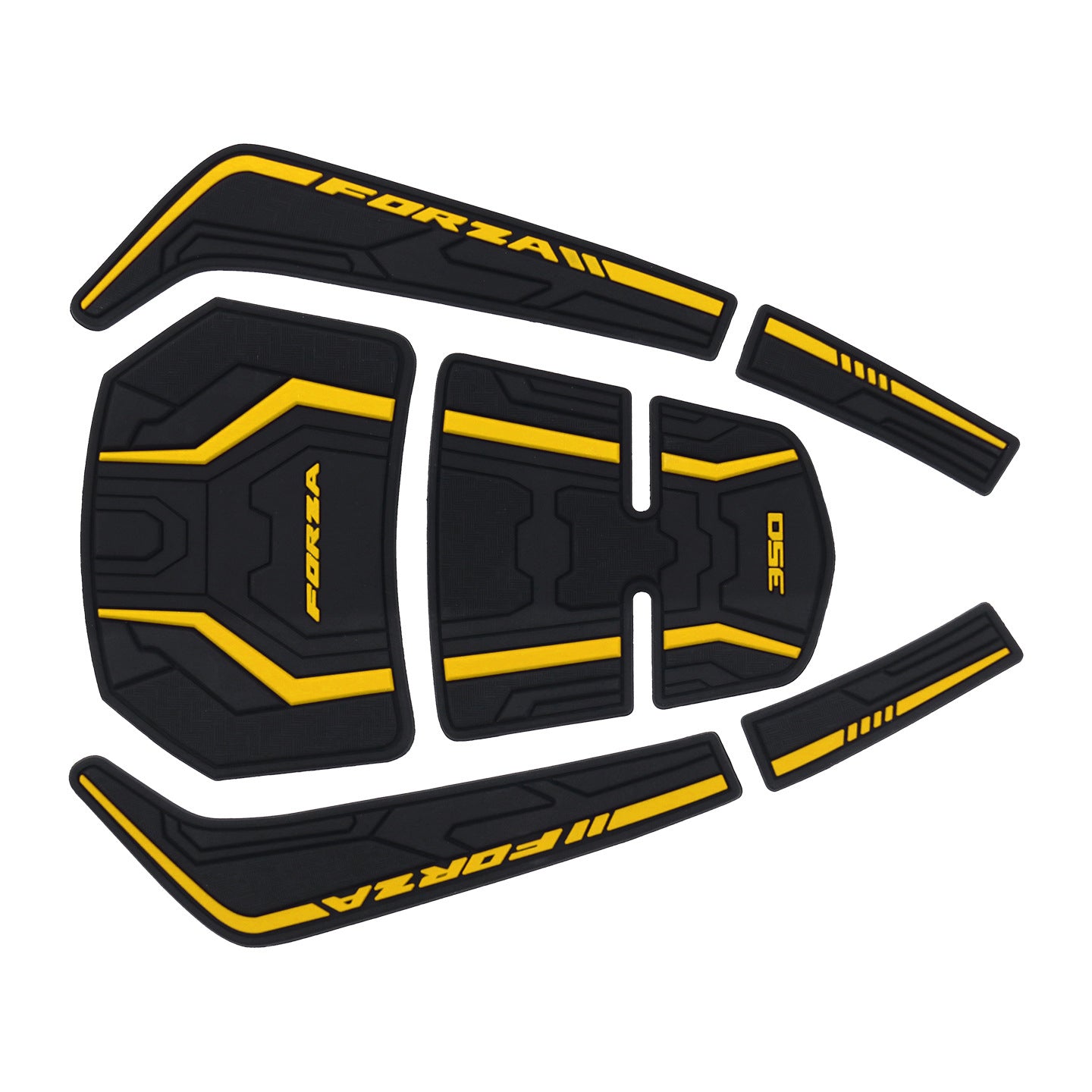For Honda Forza 350 Rubber Fuel Tank Stickers Motorcycle Modification Accessory