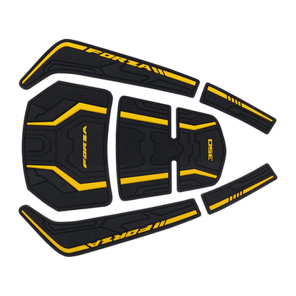 For Honda Forza 350 Rubber Fuel Tank Stickers Motorcycle Modification Accessory