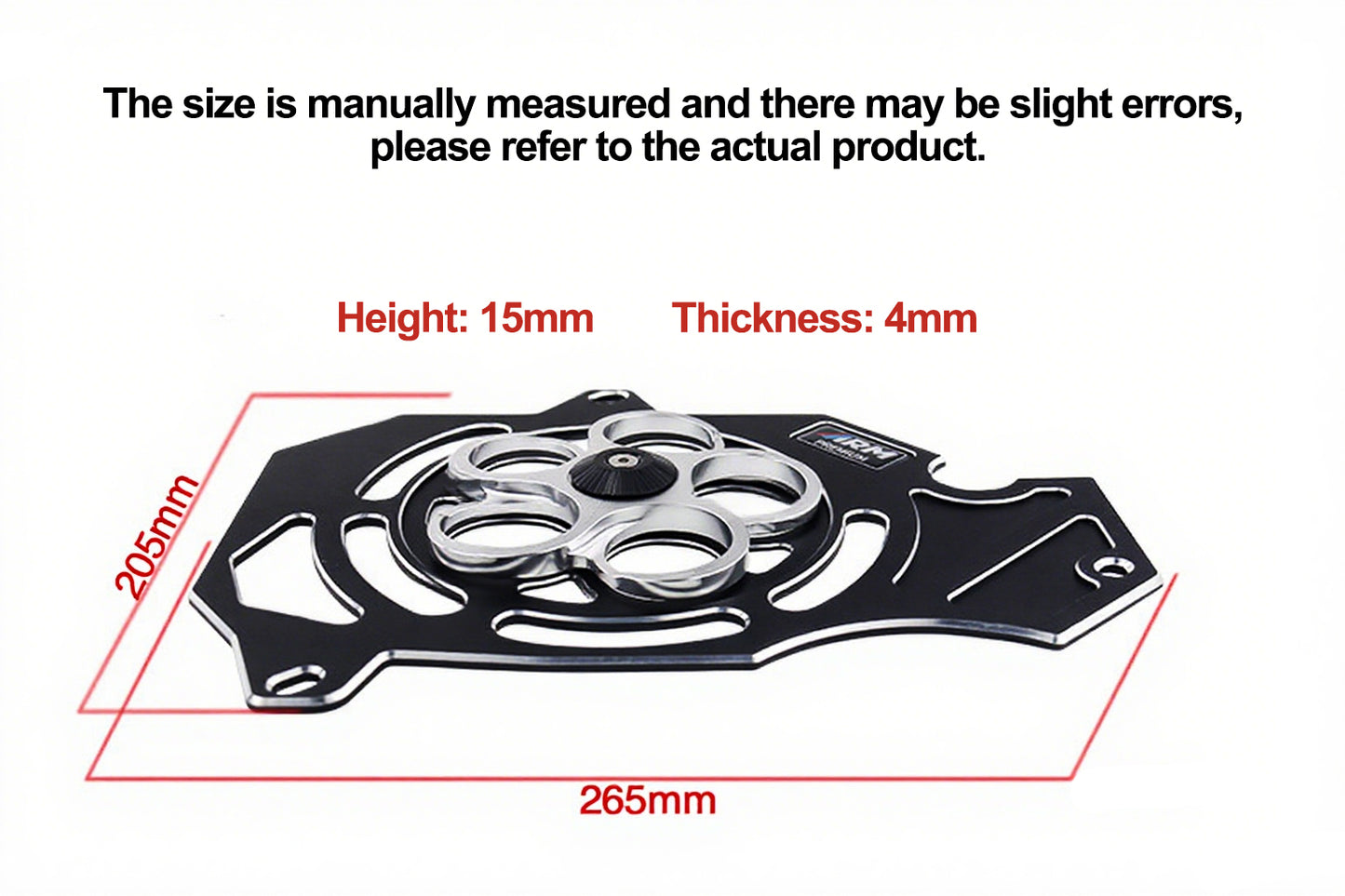 CNC Machined Motorcycle Radiator Grille for Honda VARIO/PCX/ADV160 Models Includes Fan Shroud For Improved Cooling