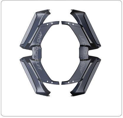 Motorcycle Modification Accessories Durable ABS Bird Beak Deflector for 21-24 Honda PCX160 - Front Lip Wind Wing | Motocircuit