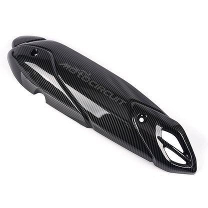 Motorcycle Anti-Scalding Exhaust Pipe Protective Decorative Cover For 2025 Yamaha Nmax155 Carbon Fiber Modified Accessories