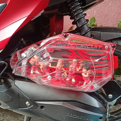 Durable Plastic Motorcycle Air Filter Cover for Honda Click 150 V2 Motorbike Engine Protection Guard