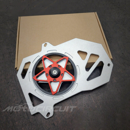 Motorcycle CNC Radior Grille with Five-blade Fan for HONDA VARIO/CLICK/PCX/ADV160 Motorbike Water Tank Cover