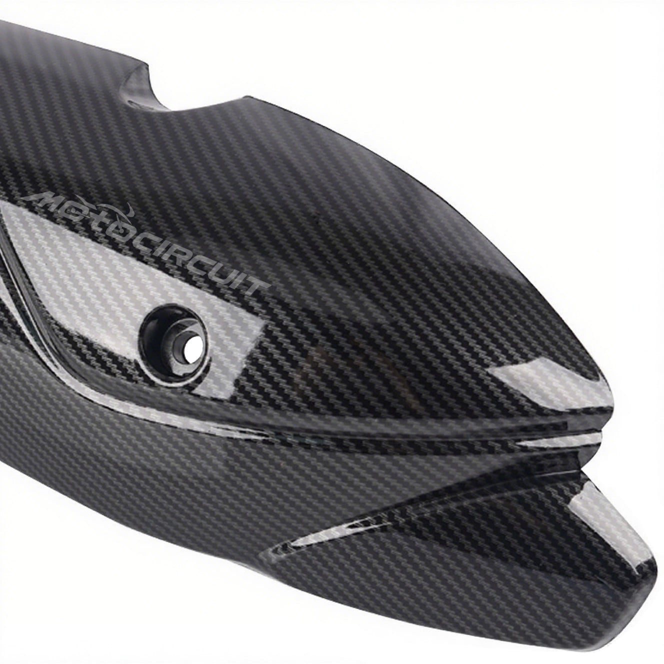 Motorcycle Anti-Scalding Exhaust Pipe Protective Decorative Cover For 2025 Yamaha Nmax155 Carbon Fiber Modified Accessories