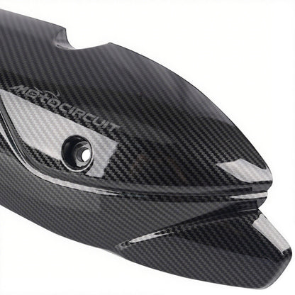 Motorcycle Anti-Scalding Exhaust Pipe Protective Decorative Cover For 2025 Yamaha Nmax155 Carbon Fiber Modified Accessories
