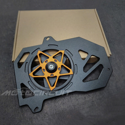 Motorcycle CNC Radior Grille with Five-blade Fan for HONDA VARIO/CLICK/PCX/ADV160 Motorbike Water Tank Cover
