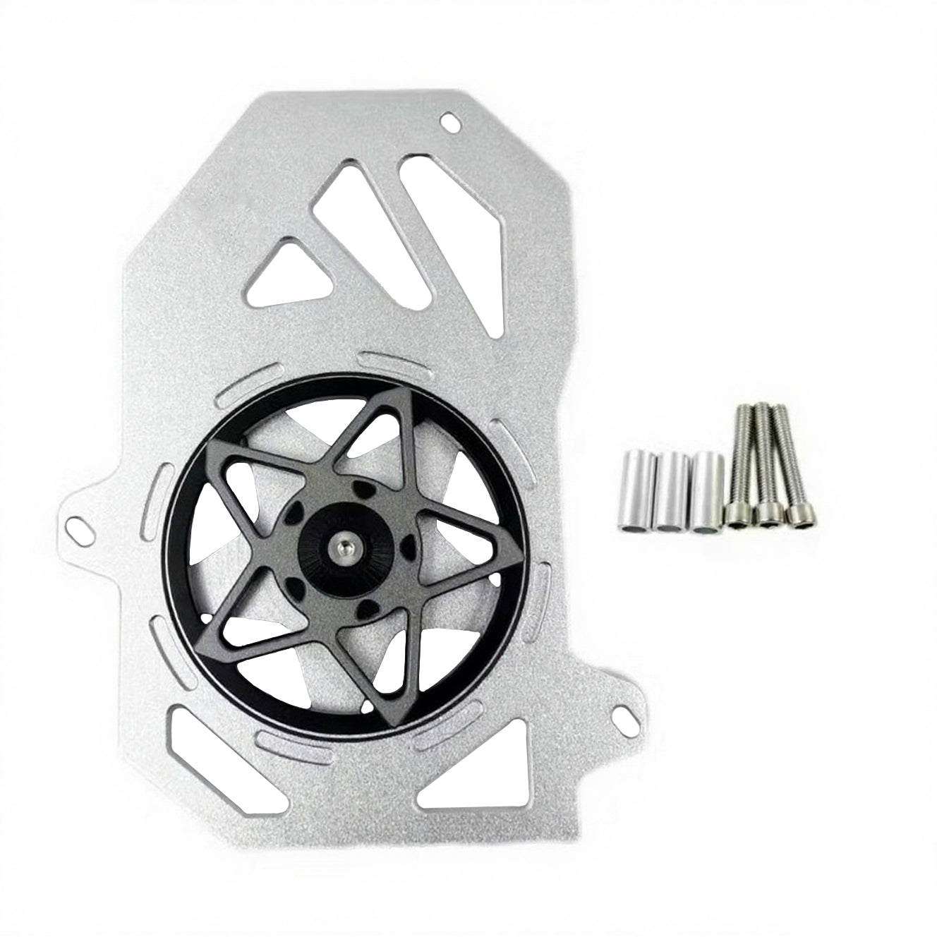 Motorcycle CNC Radior Grille with Five-blade Fan for HONDA VARIO/CLICK/PCX/ADV160 Motorbike Water Tank Cover