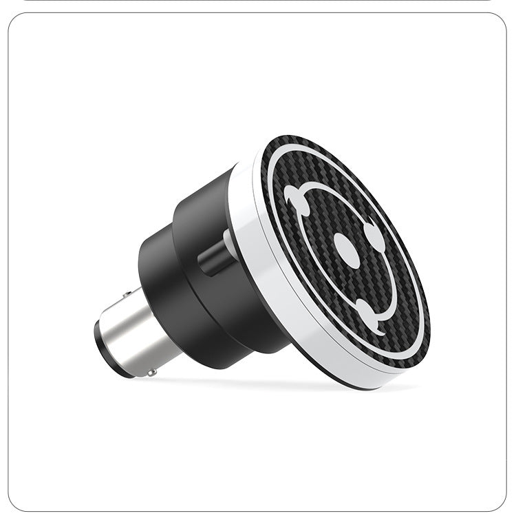 Universal Motorcycle LED RGB Sharingan Rotating Brake Light Bulb - Motocircuit