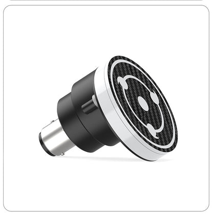 Universal Motorcycle LED RGB Sharingan Rotating Brake Light Bulb - Motocircuit