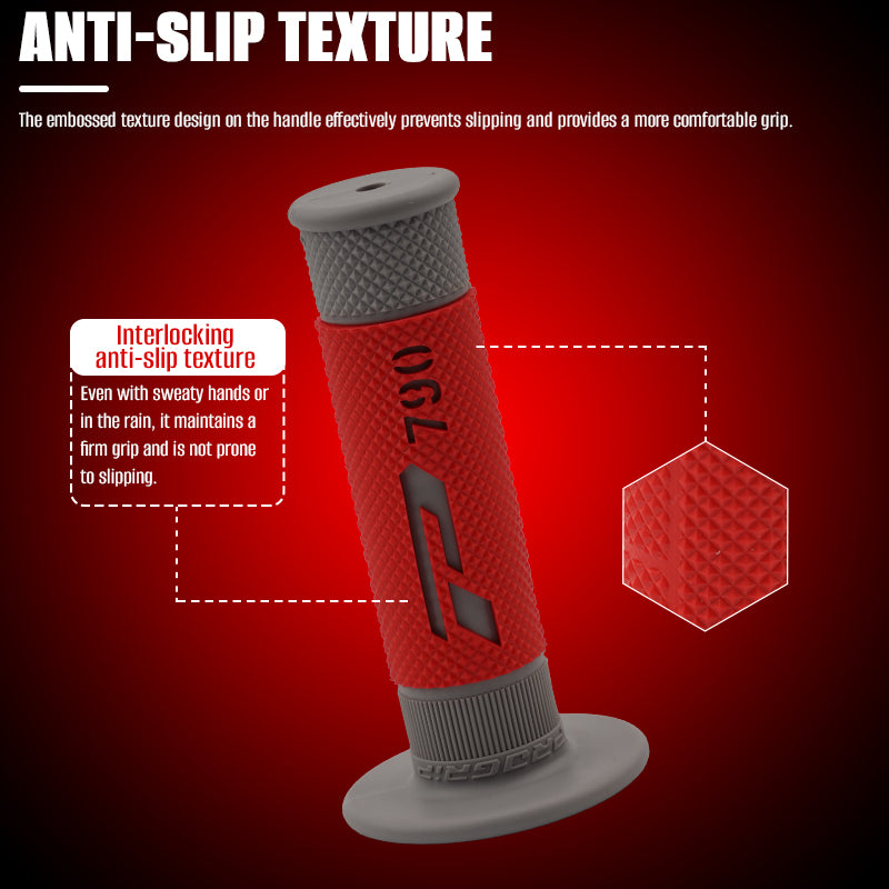 High-quality anti-slip off-road motorcycle modification parts, off-road vehicle accelerator grip cover, motorcycle handlebar rubber, suitable for Progrip